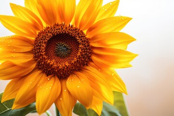Obraz premium Portrait beautiful sunflower AI Generative
