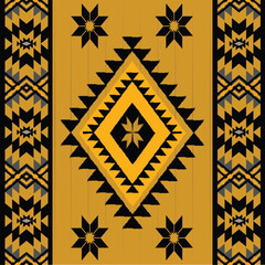 Geometric Ethnic Patterns. American, African,Western, Aztec, motif Navajo, and bohemian pattern styles. designed for background,wallpaper,print, carpet,wrapping,tile,salong, batik.vector illustration