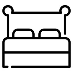Double Bed Icon