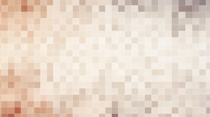 A geometric pattern background with brown and white squares. Generative AI
