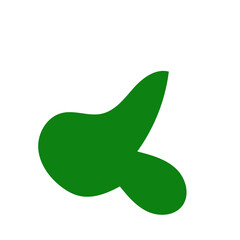 Green Abstract Blob Shapes 