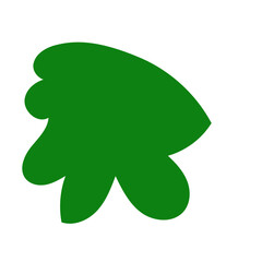 Green Abstract Blob Shapes 