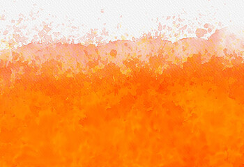 Hot fire abstract watercolor background