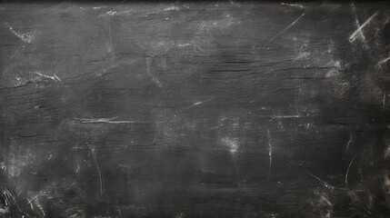 An old blackboard with faded writing and chalk dust. Generative AI - obrazy, fototapety, plakaty