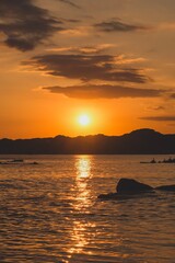 千葉県・勝浦・海・夕焼け