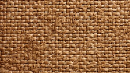 A detailed close-up of a handwoven textile. Generative AI