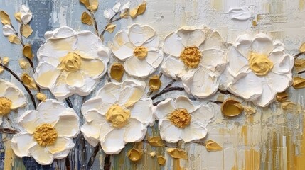 Beautiful textured oil painting of fresh blooming yellow and white flowers

Made with the highest quality generative AI tools