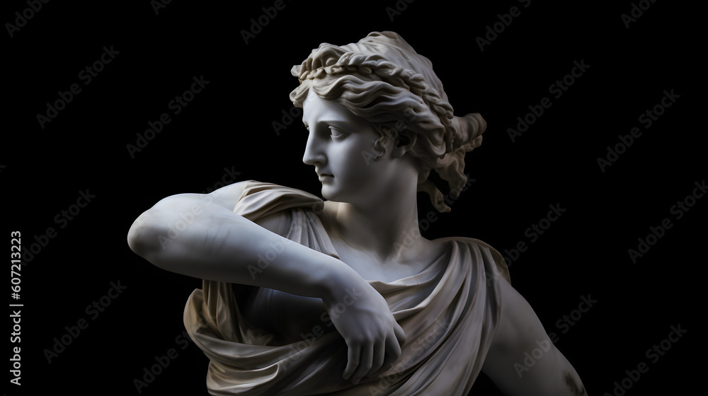 Wall mural statue of greek woman