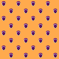 Cute AI Robot Head Vector Seamless Pattern