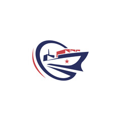 logo design, vector, modern, contemporary, symbol, ship