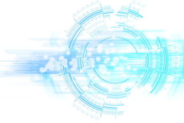 デジタル背景イメージ ブルーグラデ