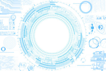 テクノロジーイメージ ブルー