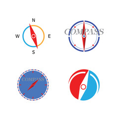 Compass Logo Template vector icon illustration design
