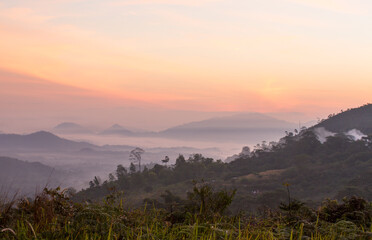 morning sunrise view 