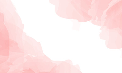 abstract watercolor pink background texture isolated on white