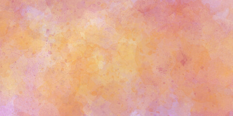 abstract yellow background with watercolor splashes. Abstract seamless yellow watercolor texture background. yellow sky and watercolor background with abstract cloudy sky concept.