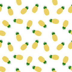 Pineapple Seamless Background