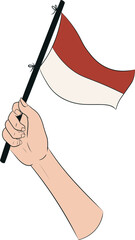 Flag Hand Drawn
