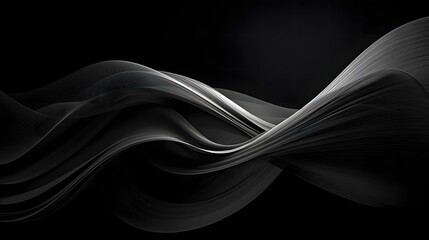 Fototapeta premium 美しく神秘的なモノクロの世界の背景