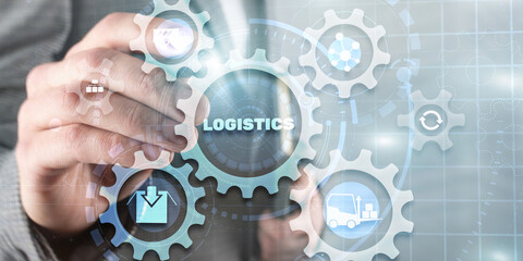 Global logistics network concept. Delivery Planning