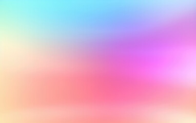 Obraz premium Pastel Rainbow Colors Gradient Abstract Background. Created with Generative AI Technology
