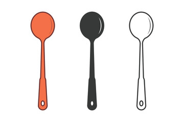 Cutlery Spoon Vector, Spoon Vector, Restaurant Equipment, Cutlery Silhouette, Spoon Clip Art, Spoon Silhouette 