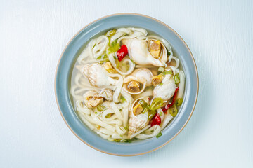 golbaengi tang, Korean style sea snail soup food cuisine