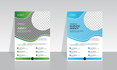 Simple template design with typography for poster, flyer or cover Orange color.