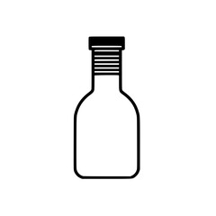 Bottle vector illustration isolated on transparent background
