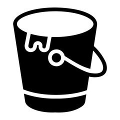 paint bucket Solid icon