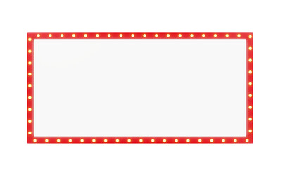 rectangle red vintage retro sign element isolated on white background. rectangle red vintage retro sign element isolated. rectangle red vintage retro sign element isolated 3d illustration render