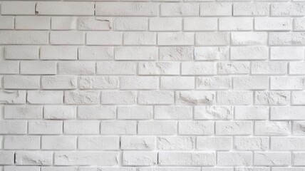 white brick wall background Generative AI