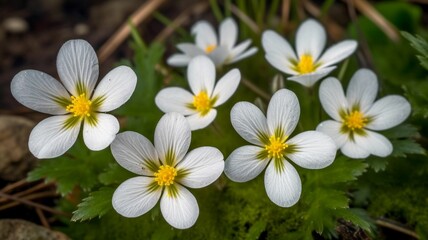 Fototapeta na wymiar white beautiful flowers in the garden Generative AI