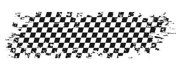 Grunge race flag vector design transparent background. Speed flags vector illustration isolated