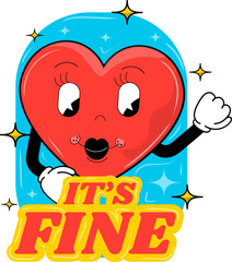 Pop Art Cartoon Sticker