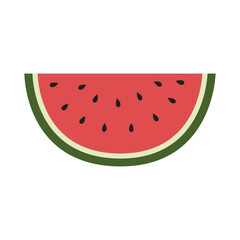 Fresh and juicy whole watermelons and slices illustration. Cartoon fresh green open watermelon. Cartoon fresh green open watermelon half, bites, slices, and triangles.