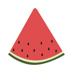 Fresh and juicy whole watermelons and slices illustration. Cartoon fresh green open watermelon. Cartoon fresh green open watermelon half, bites, slices, and triangles.