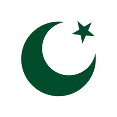 Mosque illustration, can be used as prayer symbol and qibla.