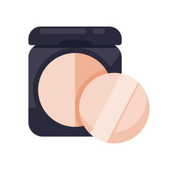 beauty equipment A portable cosmetic powder for charming face care.