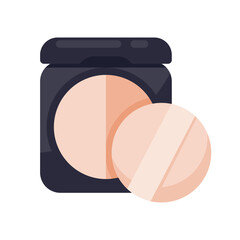 beauty equipment A portable cosmetic powder for charming face care.