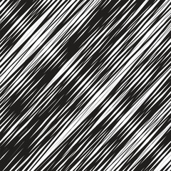 abstract seamless geometric black diagonal irregular line pattern.