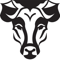 animal head vector black and white
