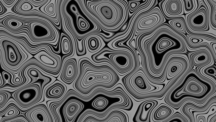Distorted wavy rounds. Seamless pattern with deformed circles 4k wallpaper.