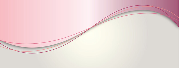 Gradient Pink Abstract Flowing Wave Background, Vector Pink Gradient Creative Banner Design, Backdrop Design