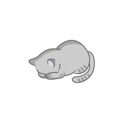 blue elephant cartoon. Cat pet animal kitty gray white friendship. My cat

