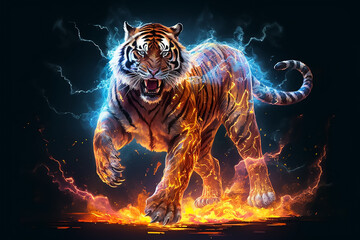 Roaring Tiger cinematic background