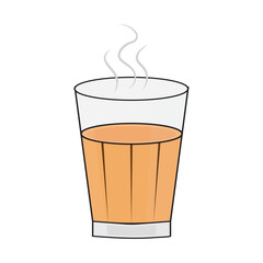 Tea also known chai, Chai vector Illustration Indian Street Food