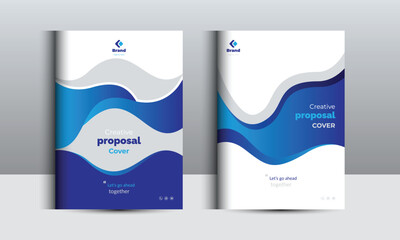 Business Proposal Cover Design Template is adept at the Multipurpose Project such as an annual report, brochure, flyer, poster, presentation, catalog, cover, booklet, website, magazine, portfolio, etc