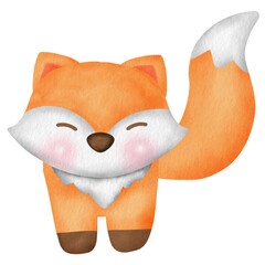 Cute fox png clipart