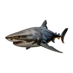 Portrait of a shark whole body  PNG